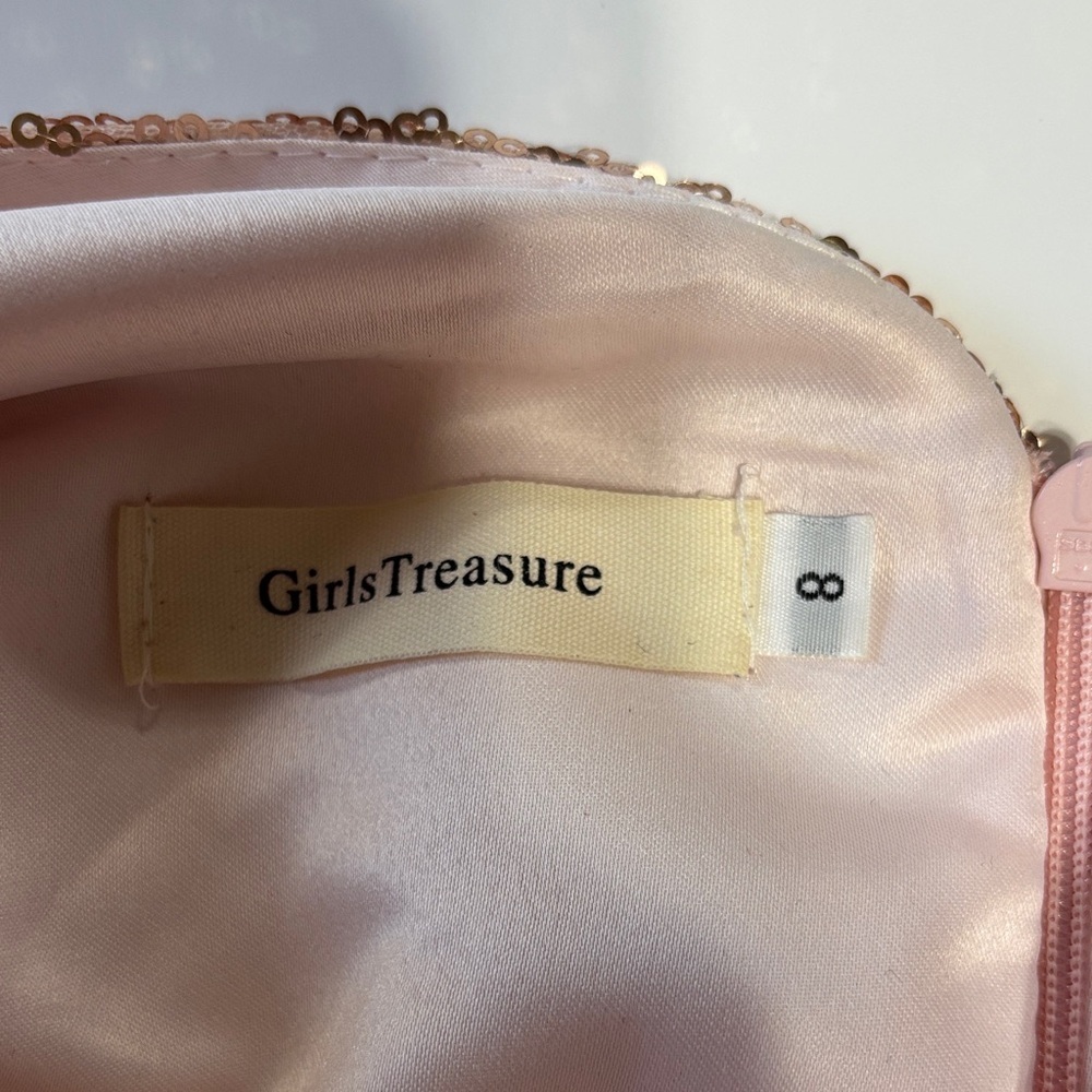 Girls treasure, kids rose gold dress size 12 - Picture 6 of 12